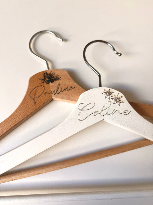 Cintre Prénom/Baptême personnalisé