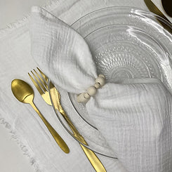 Serviettes de table gaze de coton