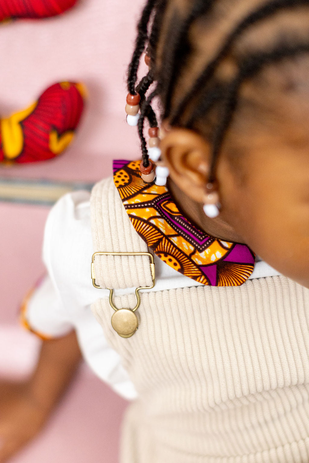 Lou - Wax blouse with Peter Pan collar