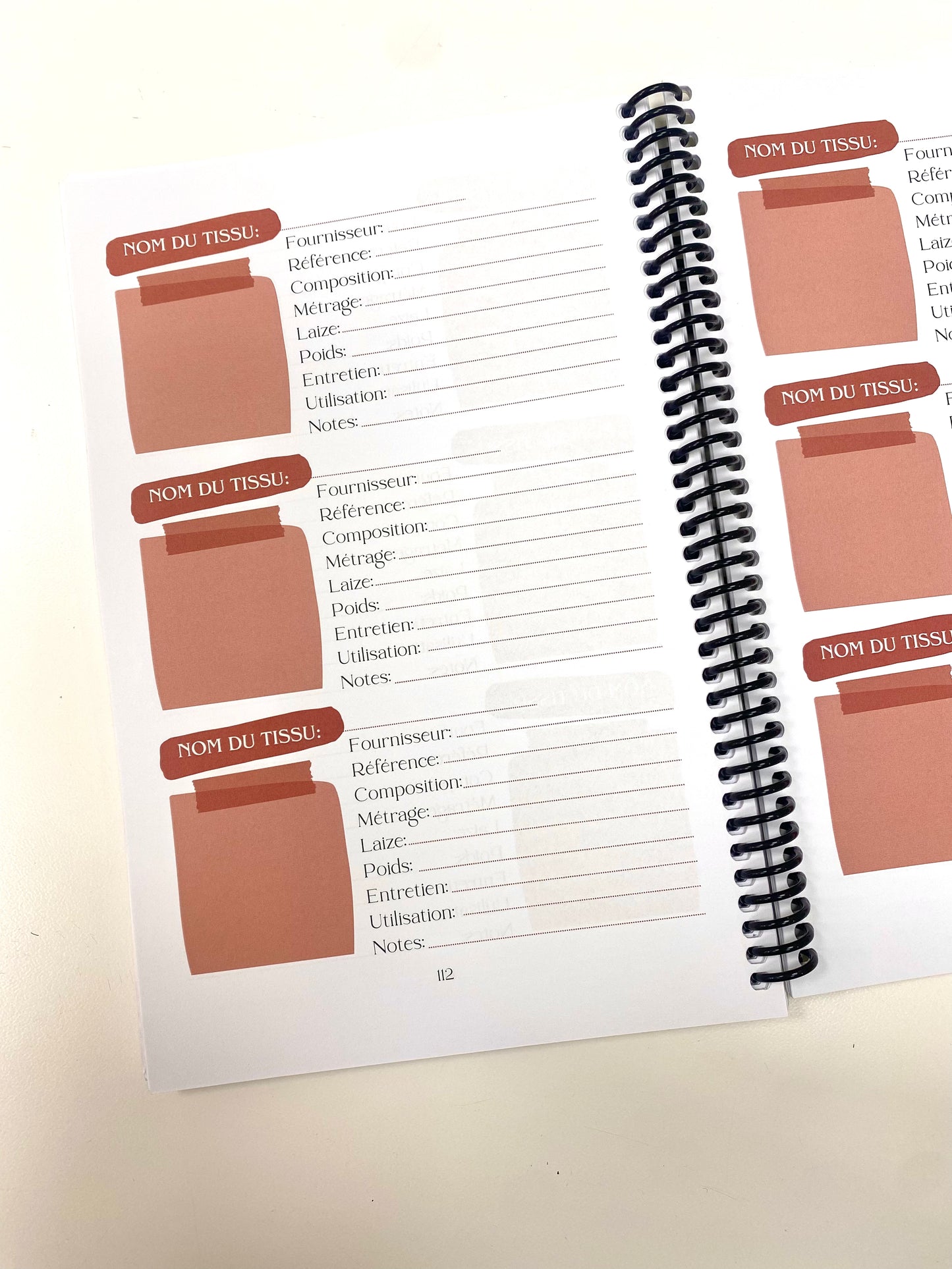 Le carnet de couture