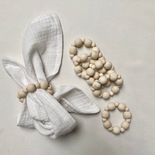 Ronds de serviette en perles